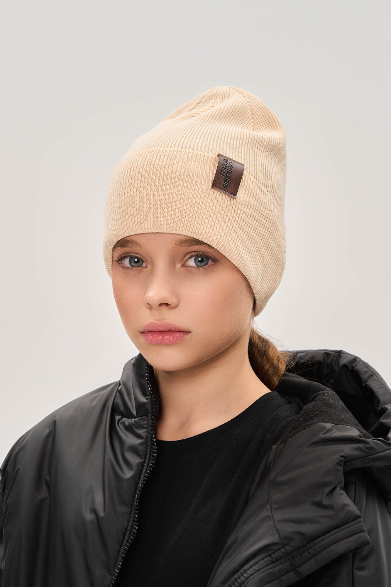 Шапка хлопковая (one size (50-54) лен)