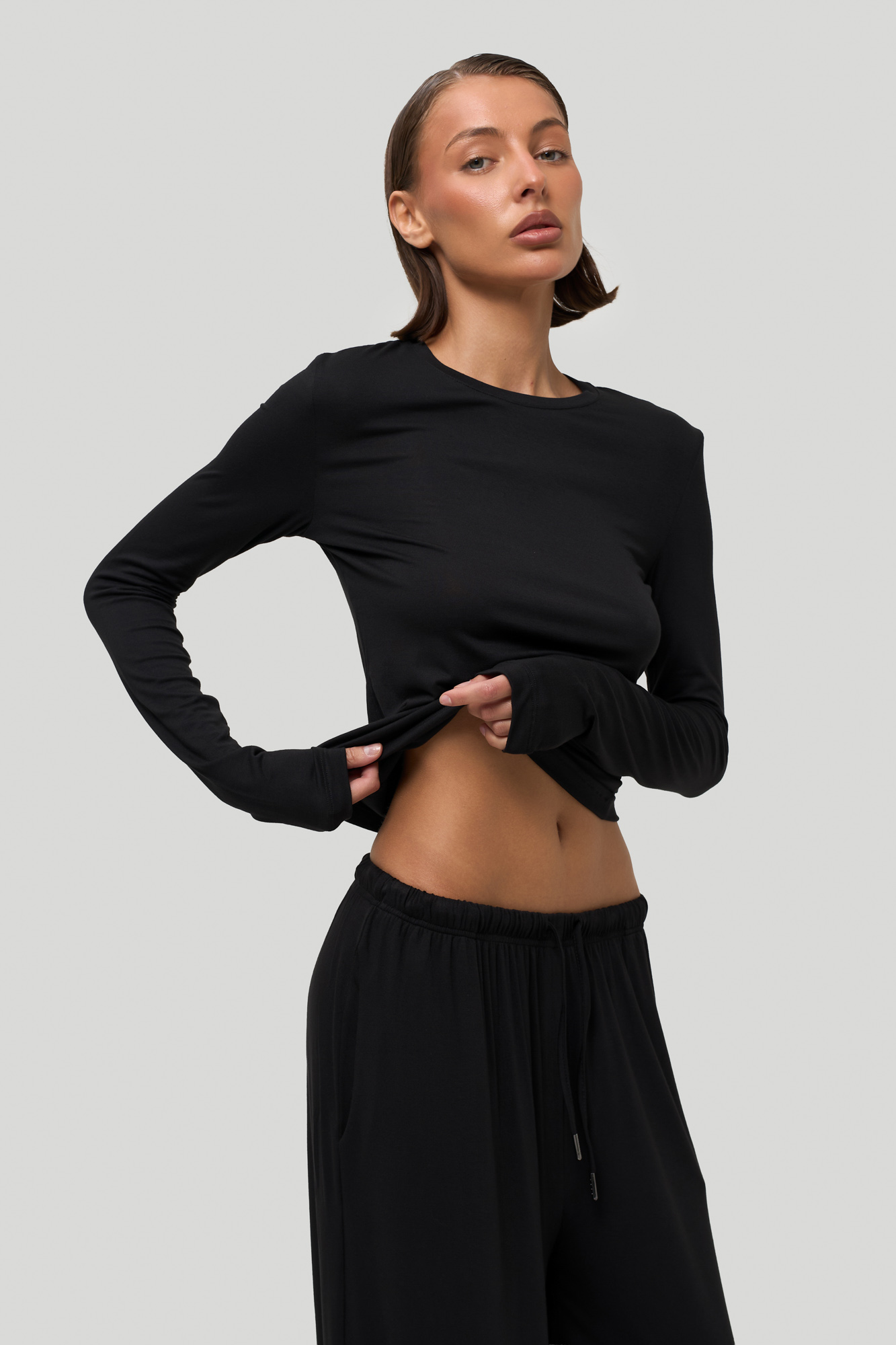 Лонгслив slim