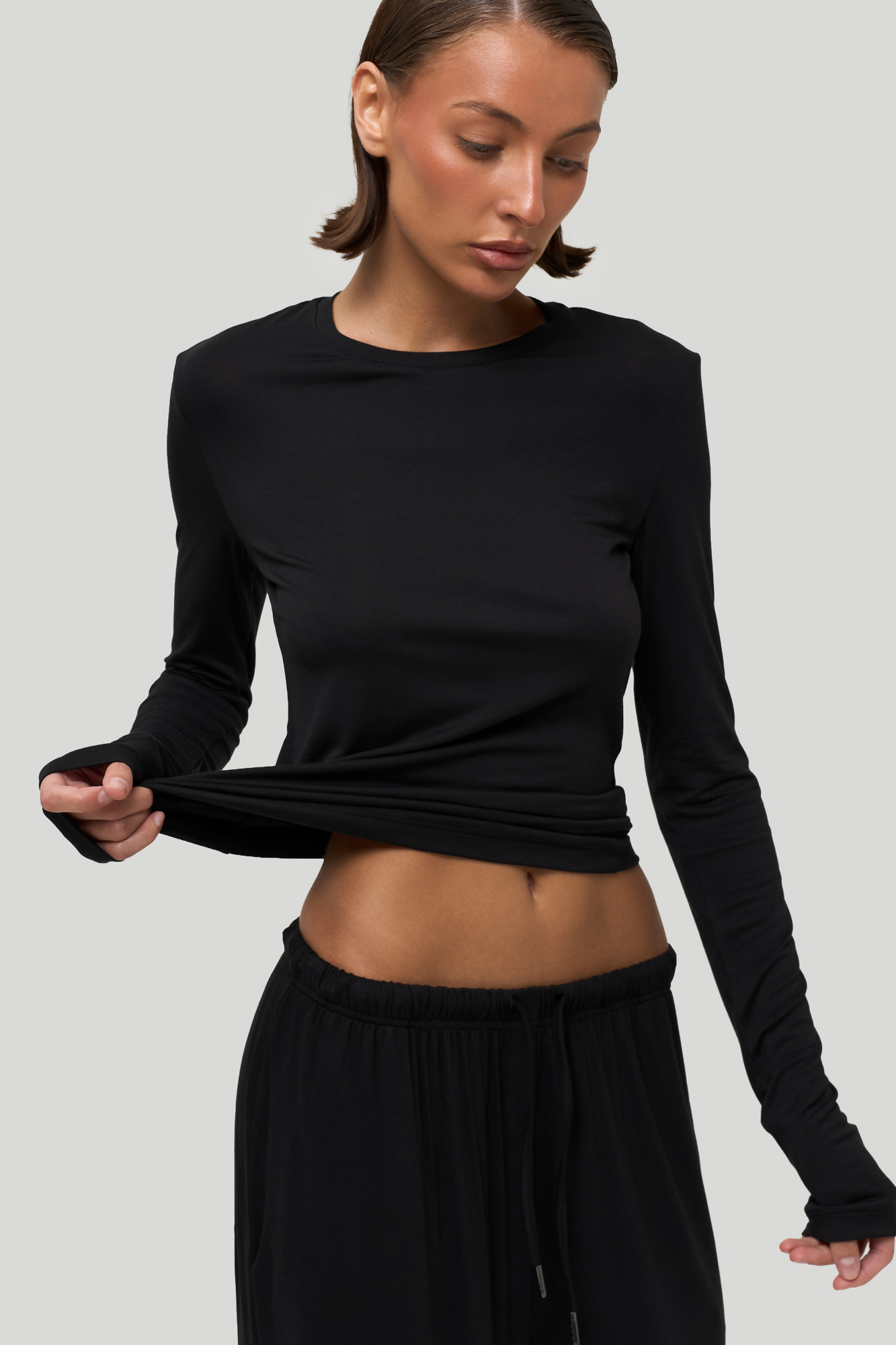 Лонгслив slim