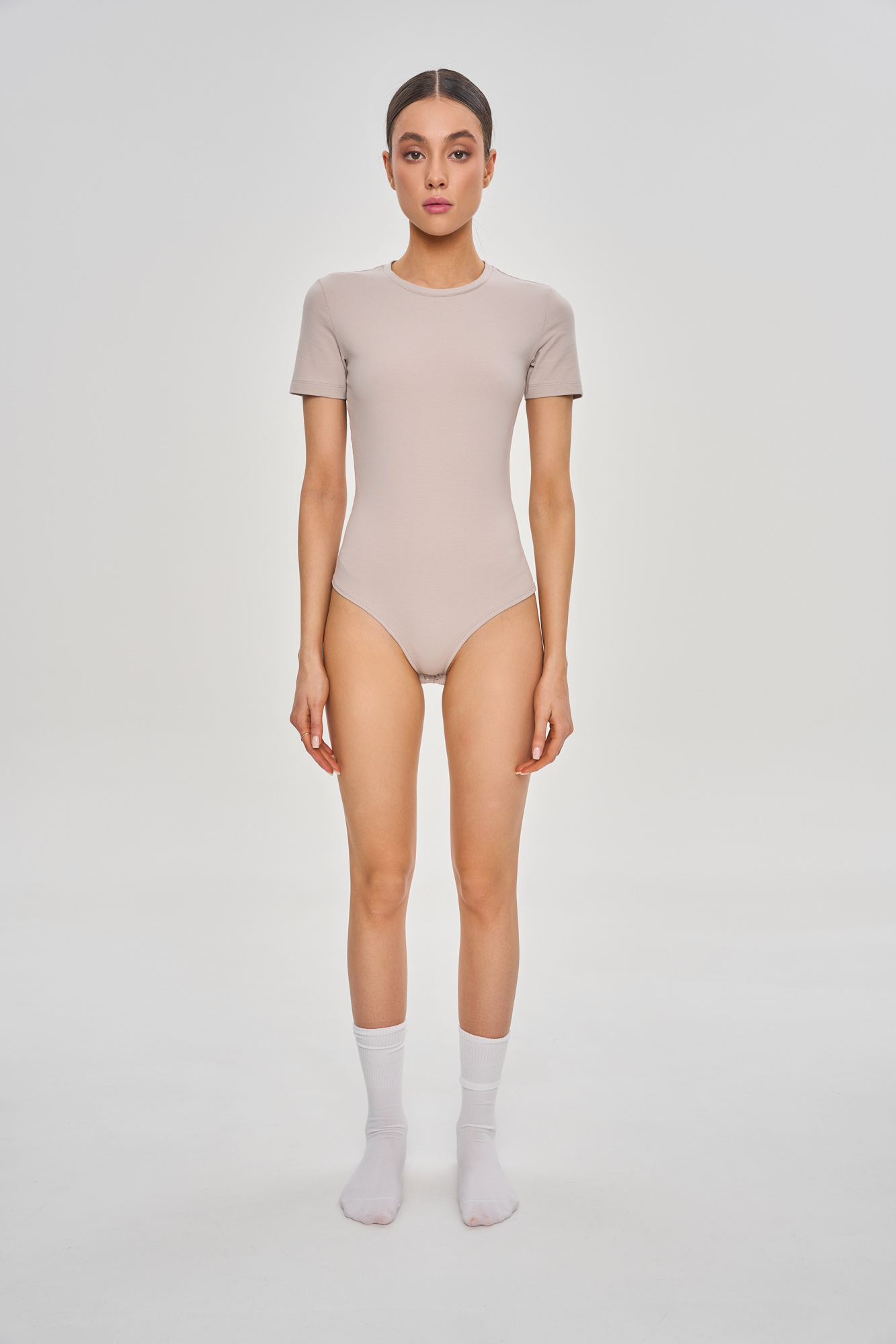 Боди Slim (46 светло-серый)