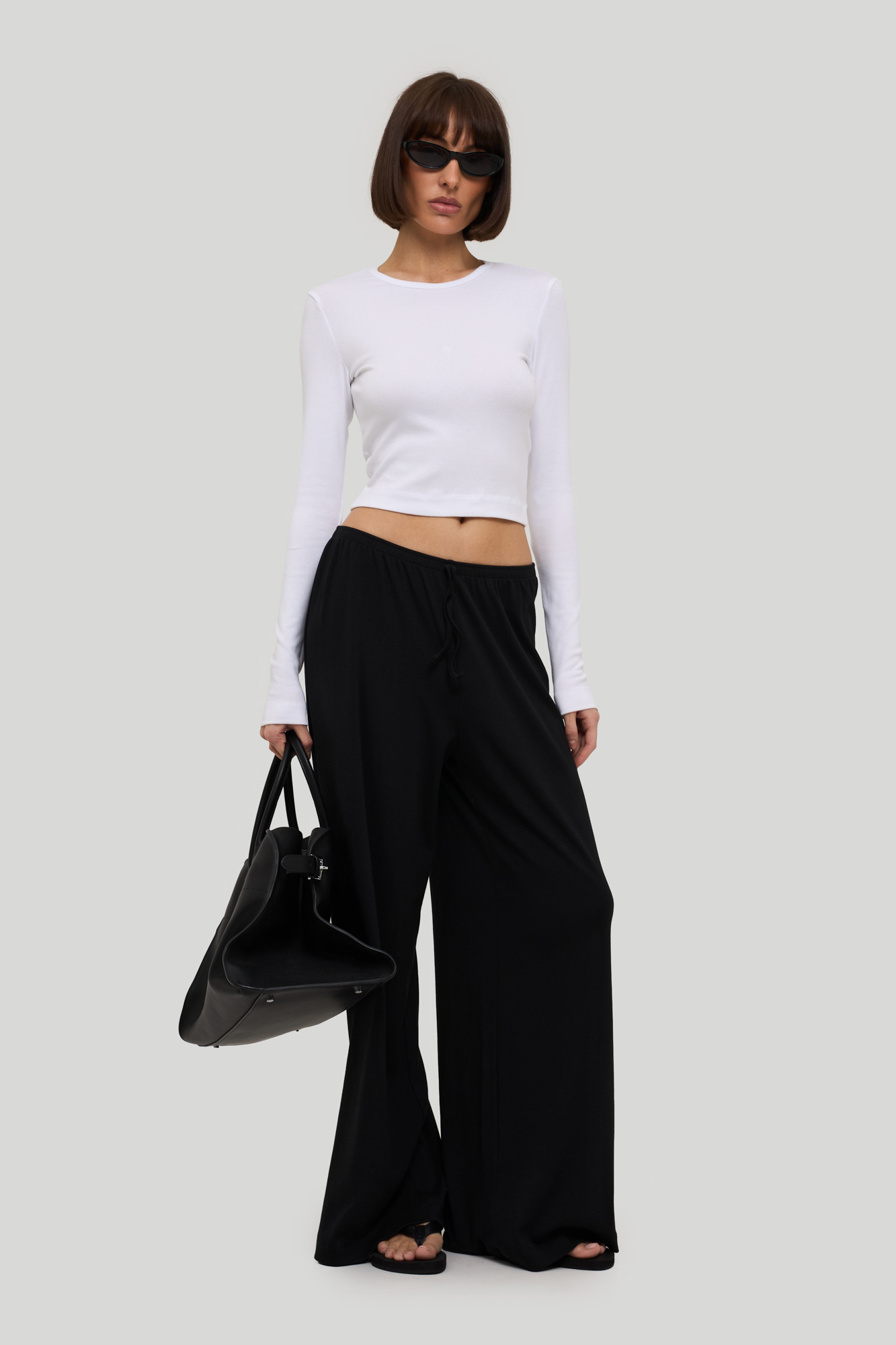 Лонгслив Organic (S/M белый)