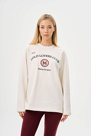 Свитшот из облегченного футера с начесом