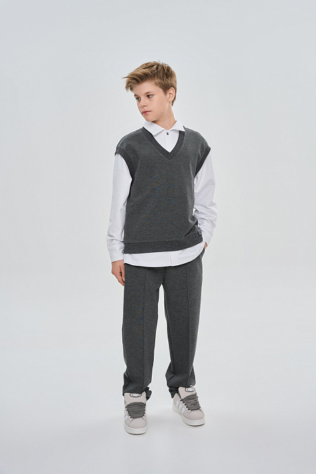 Брюки зауженные со стрелками