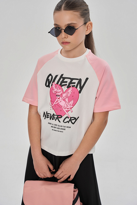 Футболка с рукавом-реглан