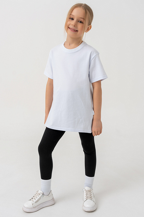 Футболка удлиненная прямого кроя