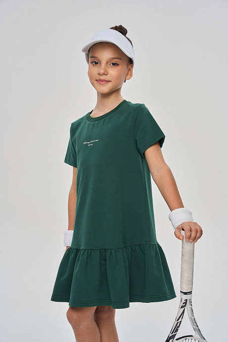 Платье со сборкой