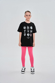 Костюм с яркими леггинсами