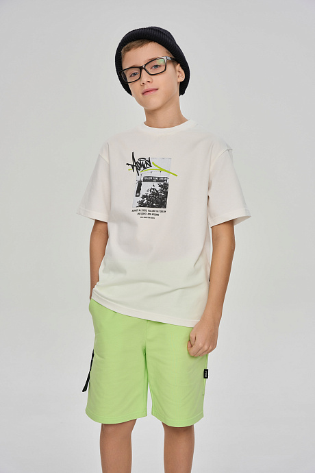 Шорты из тонкого футера