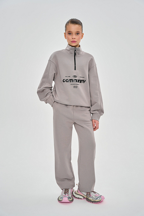 Костюм из петельного футера