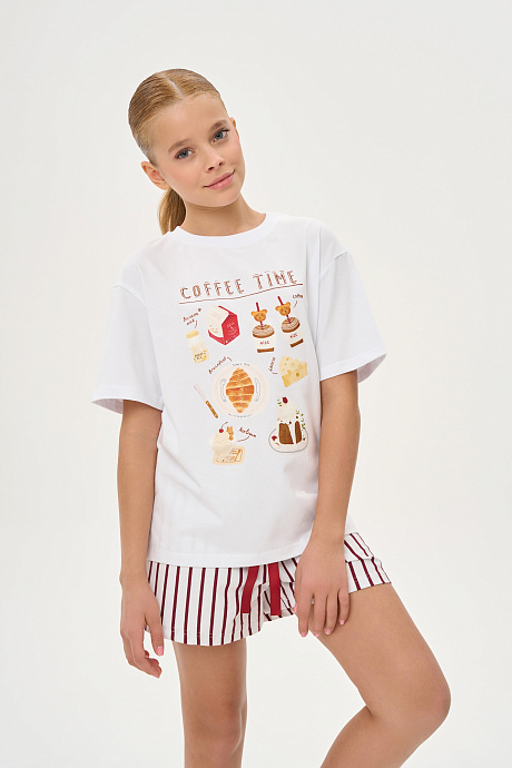 Комплект COFEE TIME с шортами