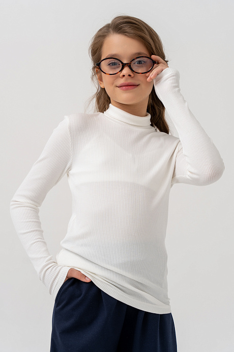 Водолазка в рубчик