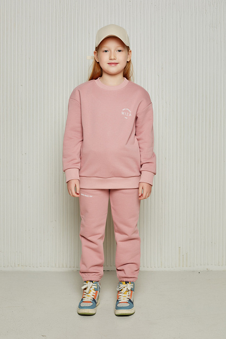 Костюм из трикотажа с петельной изнанкой BASIC Line