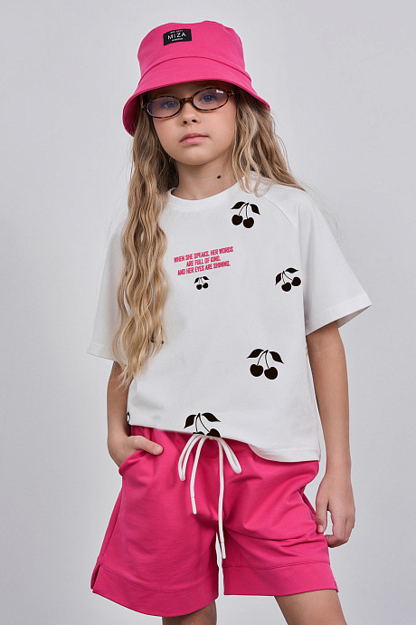 Футболка с рукавом-реглан