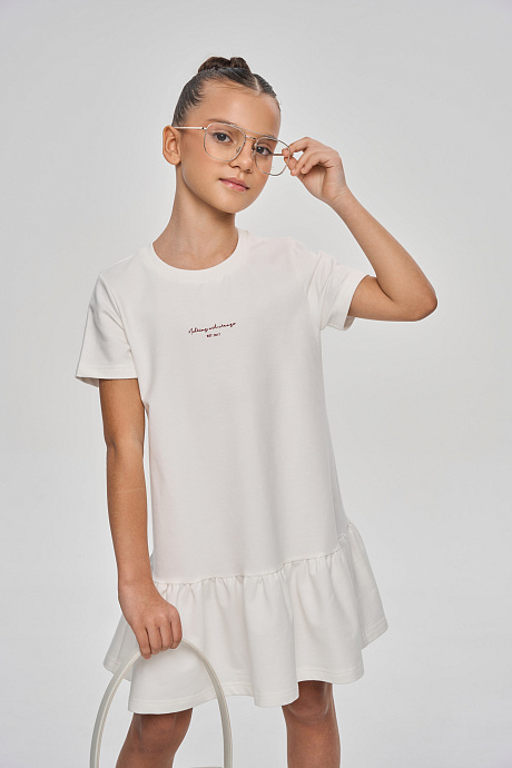 Платье со сборкой