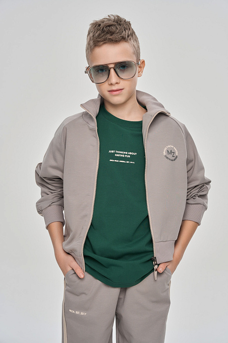 Бомбер с лампасами