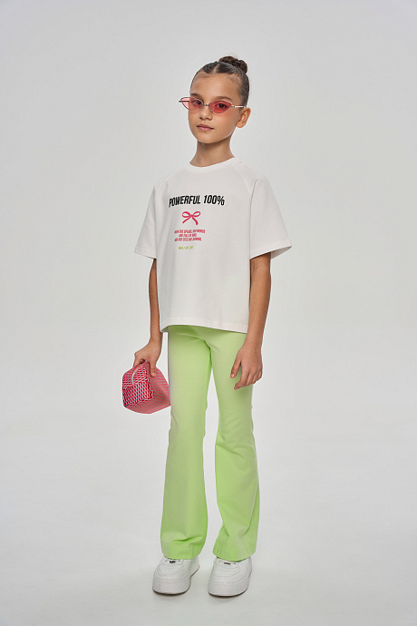 Брюки-леггинсы "клеш"