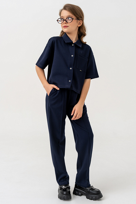 Брюки прямые со стрелками