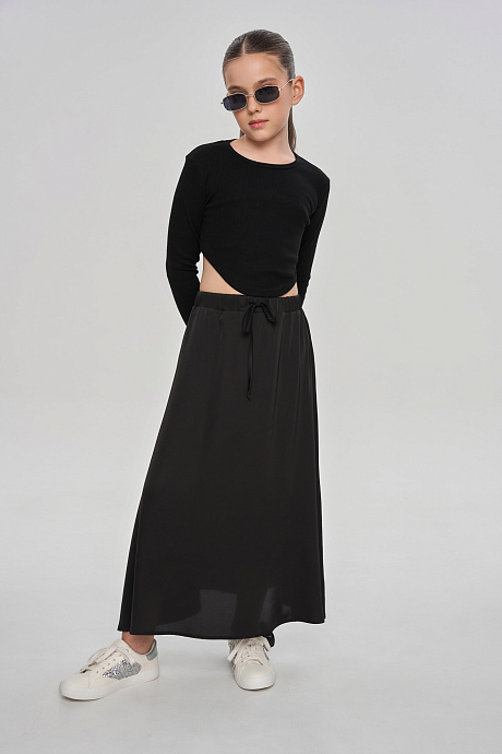 Юбка шелковая