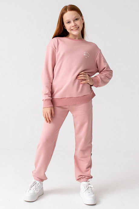 Костюм из трикотажа с петельной изнанкой BASIC Line