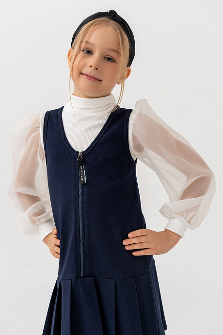 Водолазка с пышными рукавами