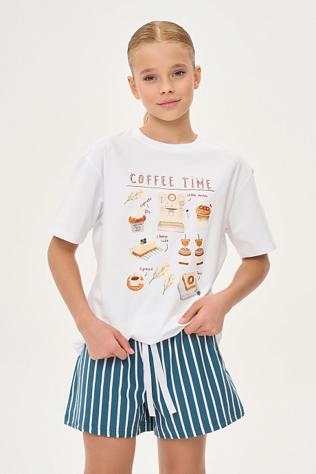 Комплект COFEE TIME с шортами