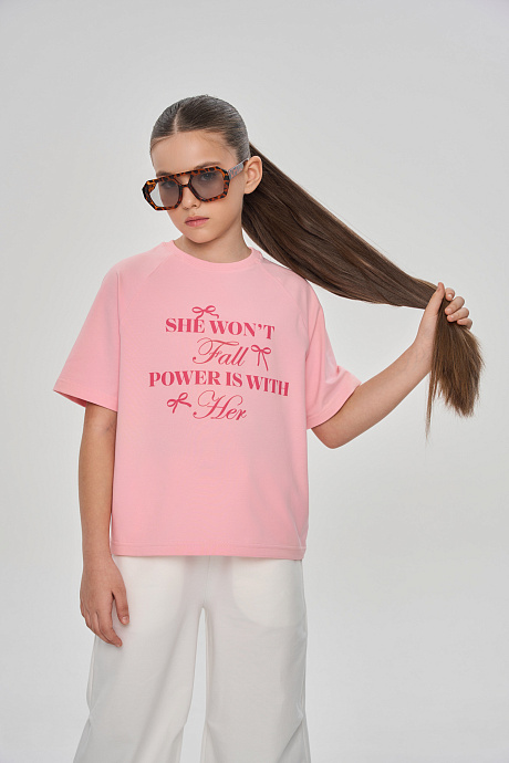 Футболка с рукавом-реглан