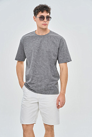 Футболка с эффектом вываренности 