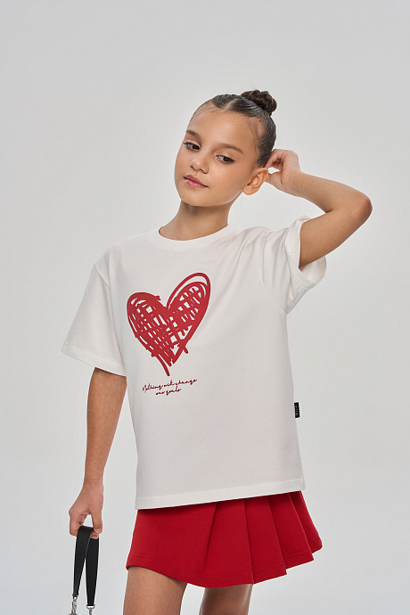 Футболка с сердцем