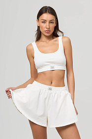 Комплект с шортиками из футера