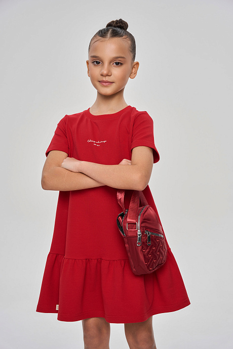 Платье со сборкой